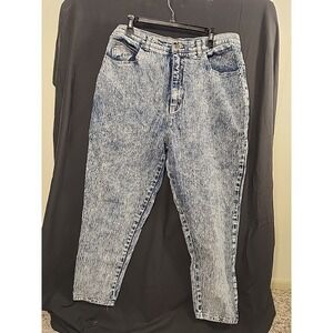 Stefano International Vtg Acid‎ Stone Washed High Waisted Mom Jeans Plus Size 22
